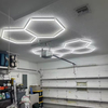 Lampa LED Hexagon Blaupunkt 252W geometryczny panel sufitowy led 4000K CRI90 w kształcie plastra miodu