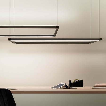 Lampa wisząca Nemo SPILNN52 Spigolo Horizontal Czarna