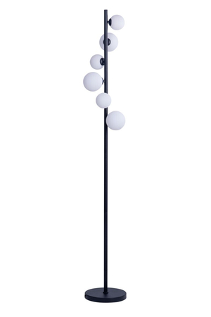 Lampa podłogowa SYBILLA 6 FLOOR BK Azzardo AZ4405 white / black