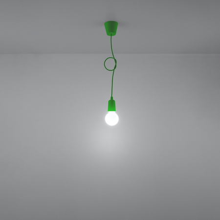 Sollux Lighting Lampa wisząca DIEGO 1 zielony SL.0581