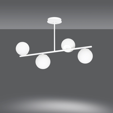 Lampa sufitowa BIOR 4 WHITE Emibig 1021/4 biały