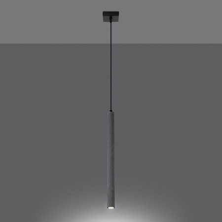 Sollux Lighting Lampa wisząca PASTELO 1 beton SL.1271