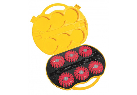 Mactronic Professional Line PSD0017 Dysk sygnalizacyjny, zestaw 6 sztuk, barwa czerwona