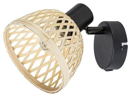 Oczko Rabalux Rattan 3133 czarny matowy