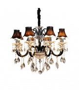 Żyrandol Lumina Deco LDP-66249-8-BK Denica W8