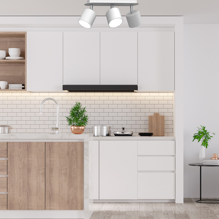 Milagro Lampa sufitowa Dixie 3xGX53 Biały MLP7596 BIAŁY