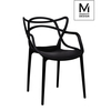 MODESTO krzesło HILO czarne - polipropylen