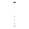 Lampa wisząca Maxlight AKIKO P0468 czarny/chrom