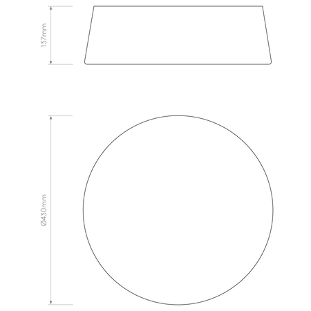 Lampa sufitowa Astro Fife 430 1471003 Biały