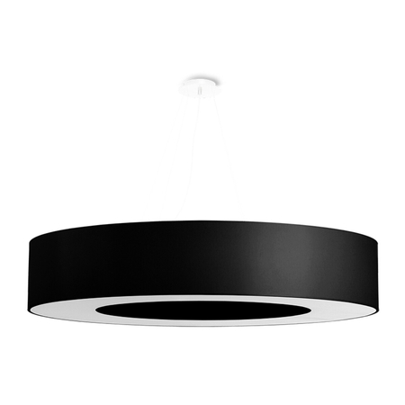 Sollux Lighting Żyrandol SATURNO 90 czarny SL.0796