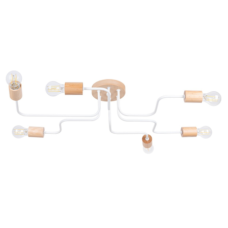 Sollux Lighting Żyrandol TIMBO 6 biały SL.1666