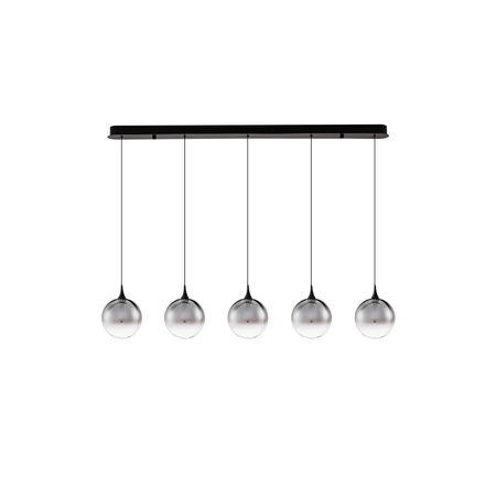 Lampa wisząca Luces Exclusivas LURVELA LE45131 szary i odcienie szarości, czarny