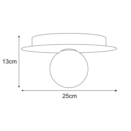 Lampa sufitowa Kaja ROBIN K-5443 różowy, biały