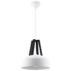 Sollux Lighting Lampa wisząca CASCO biała/czarna SL.0387