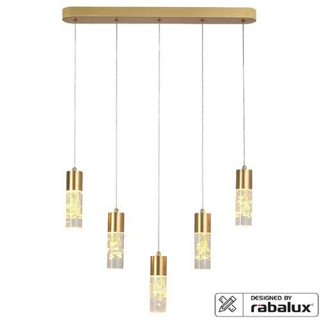Lampa wisząca Rabalux Floresta 6559 złoty