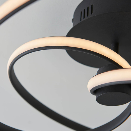 Lampa sufitowa Endon Lighting Dune 97633 biały/czarny