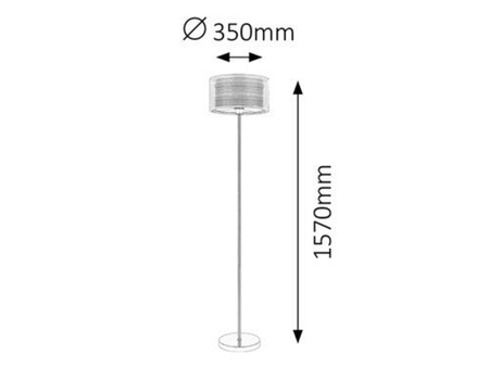 Lampa podłogowa Rabalux Anastasia 2633 chrom