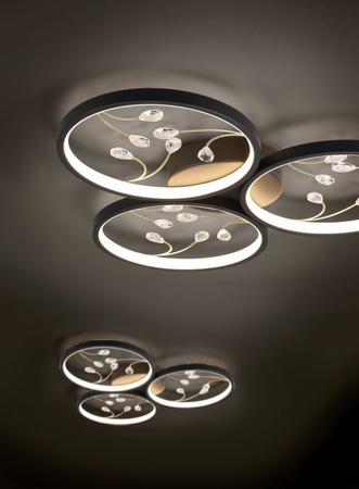 Lampa sufitowa Trio 642110332 czarny