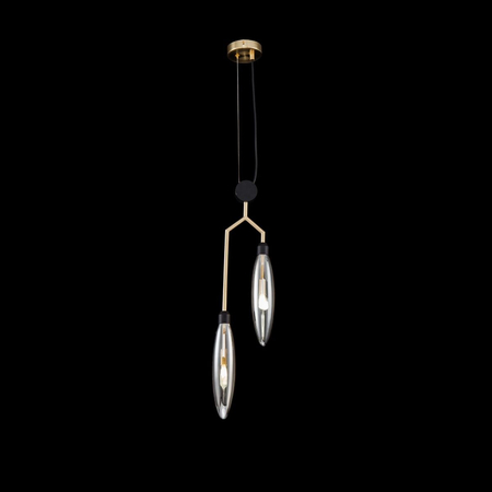 Lampa wisząca Maytoni MOD012PL-02G Ventura - Matowe złoto