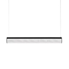 Lampa wisząca Slamp MODULA BLACK - PLISSÉ SINGLE MODS000DPB01TSG000EU czarny