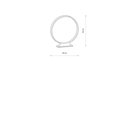 Słupek ogrodowy Nowodvorski LIV LED 11538 Czarny