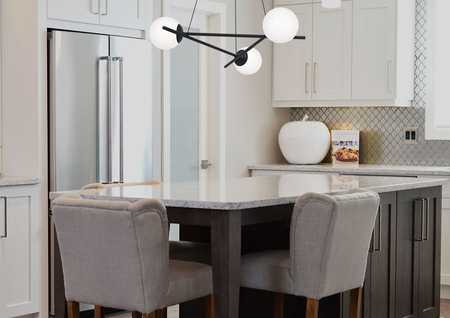 Lampa wisząca ARTON Kaja K-4966 biały/czarny