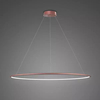 Lampa wisząca Ledowe Okręgi No.1 120cm 4k Różowe Złoto Dali