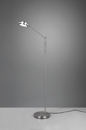 Lampa podłogowa Trio 426510107 srebrny