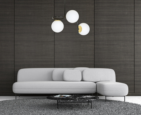 Lampa sufitowa RAGNAR 3 BLACK GOLD Emibig 1032/3 biały/czarny