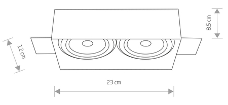 Lampa MOD PLUS black II 9403 Nowodvorski Lighting
