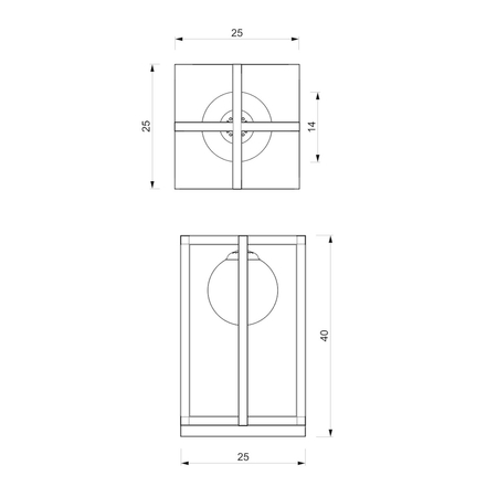 Milagro Lampa stołowa DIEGO 1xE14 MLP8571 CZARNY