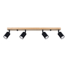 Sollux Lighting Plafon VERDO 4 czarny SL.1294