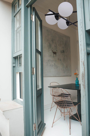 Lampa wisząca ARTON Kaja K-4967 biały/czarny