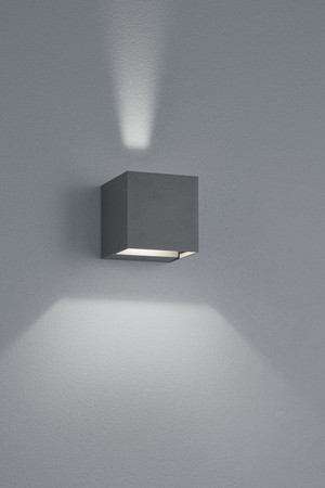 Kinkiet zewnętrzny Trio 226860242 grafitowy