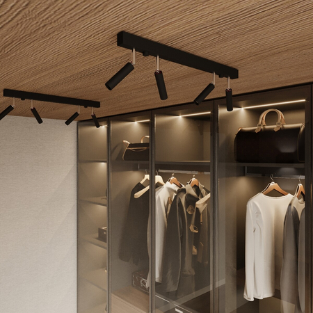 Sollux Lighting Plafon EYETECH 3 czarny SL.0899