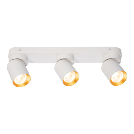 Milagro Lampa Sufitowa Andy 3xGU10 Biały + Złoty ML9936 BIAŁY / ZŁOTY