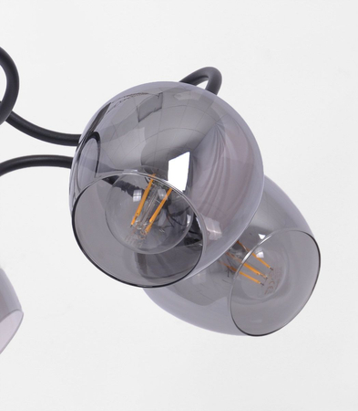 Lampa sufitowa SARA Kaja K-5196 grafitowy