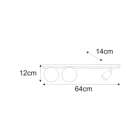Lampa sufitowa Kaja ANDI K-5495 biały