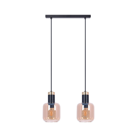 Lampa wisząca DOKA Kaja K-5266 czarny/złoty