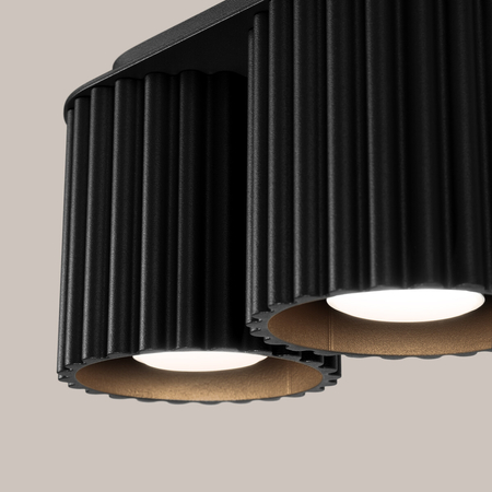 Sollux Lighting Plafon AURA 2 czarny GU10 SL.1785