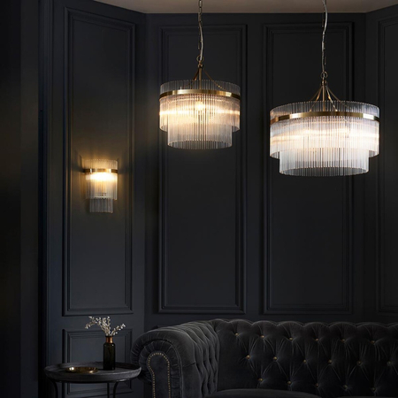 Kinkiet Endon Lighting Marietta 99168 mosiądz