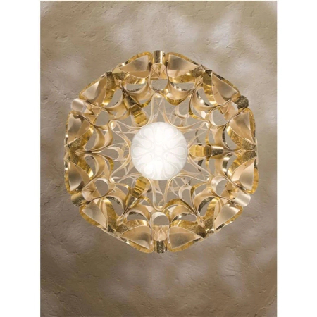 Lampa wisząca Slamp QUANTICA - GOLD 75 QUASL00GLD01T00000EU złoty