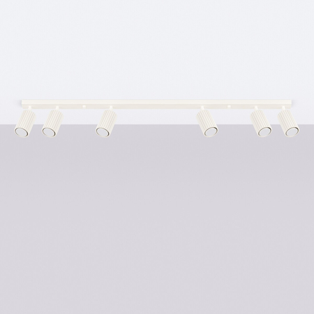 Sollux Lighting Plafon KARBON 6L beżowy SL.1604