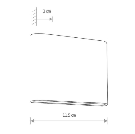 Oprawa oświetleniowa Nowodvorski 6775 SEMI IP54 kinkiet zewnętrzny 36 x 0,2W LED CREE