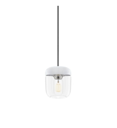 Lampa wisząca Umage 2104 Acorn White Polished Steel