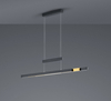 Lampa wisząca Trio 375310502 czarny