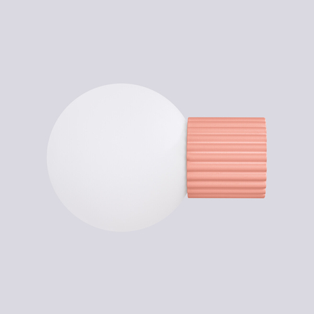 Sollux Lighting Kinkiet HALO brzoskwiniowy IP44 SL.1752