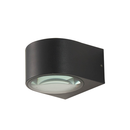 Kinkiet zewnętrzny Italux Pesaro 3K OWL-8082-3K Czarny piaskowany