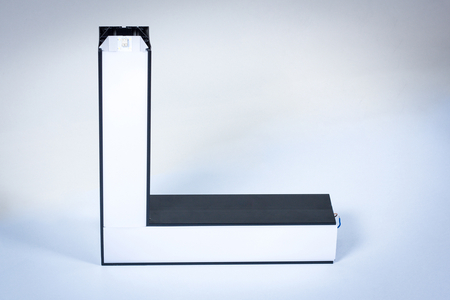 Oprawa liniowa LED Greenie Linea podwieszana - narożnik horyzontalny 20W czarna obudowa WW