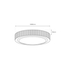 Milagro Plafoniera MIRI 34W Ø490 mm ML8498 BIAŁY